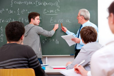 Con los profesores, siempre