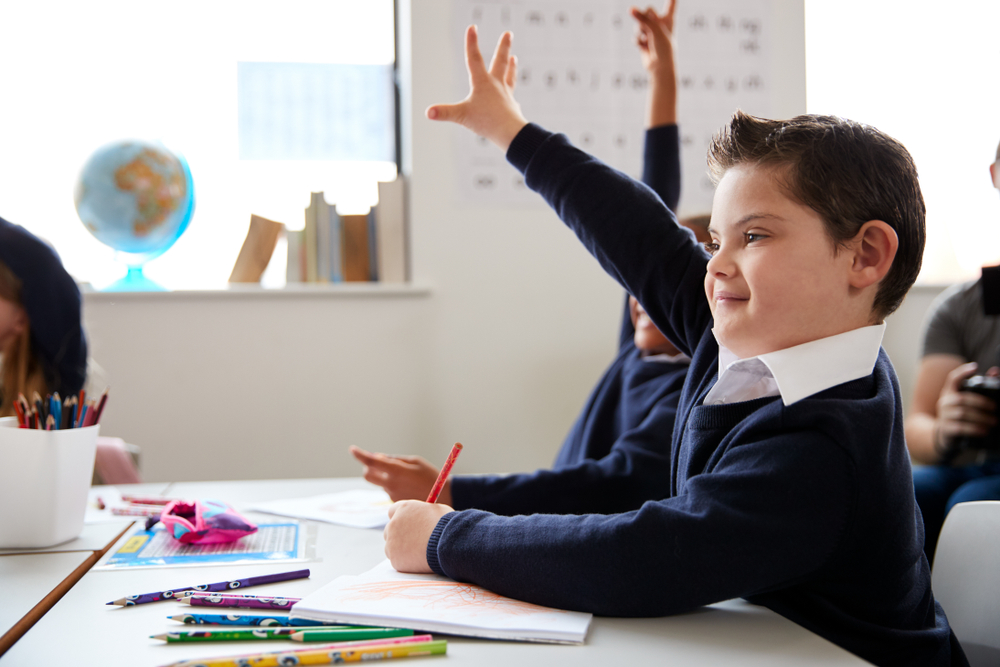 Los niños con discapacidades también van al colegio