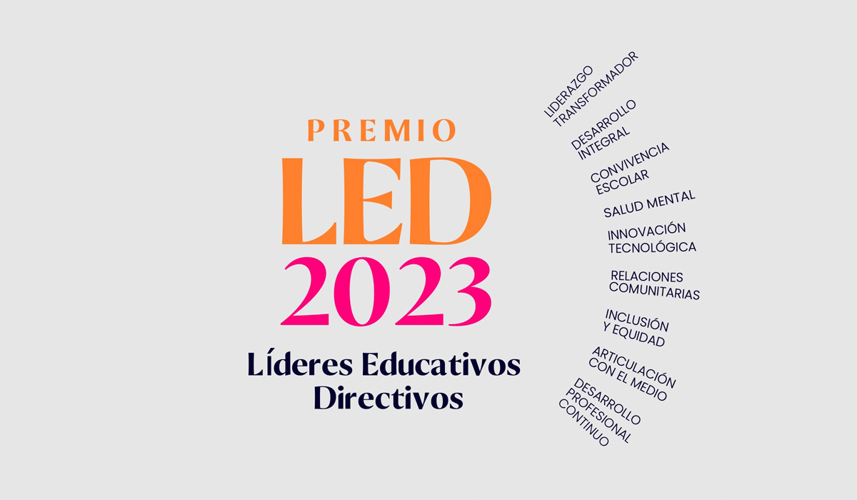 Premio LED selecciona a los 30 mejores líderes educativos de todo el país