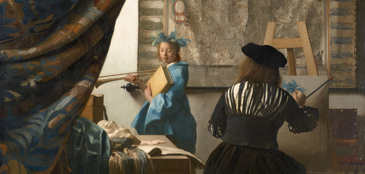 Johannes Vermeer (1632-1675) Pintando con la luz