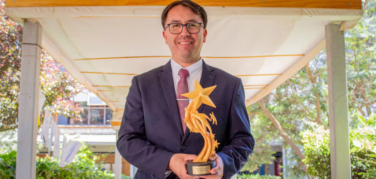 Patricio Vilches, uno de los 50 mejores docentes del mundo: “Mi desafío es tomar las costumbres campesinas y llevarlas a la educación formal”