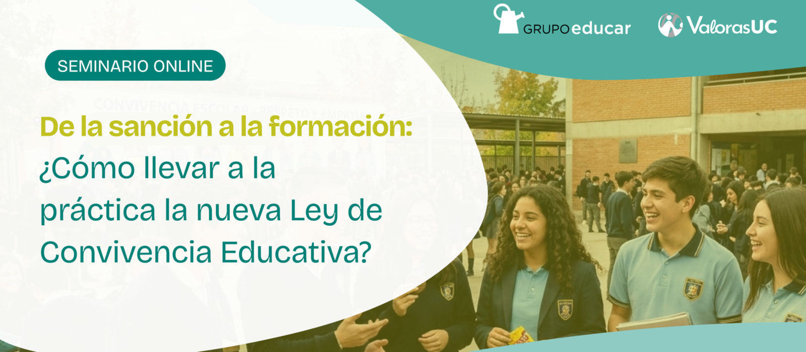 De la sanción a la formación: claves para implementar la nueva Ley de Convivencia Educativa